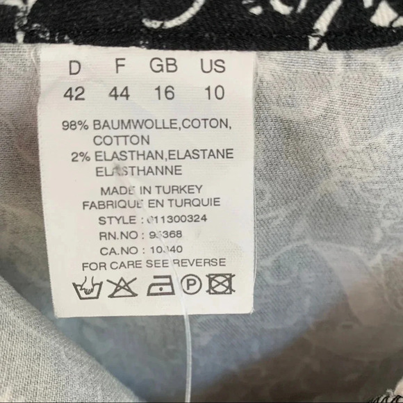 **NEW Olsen Europe Floral A-Line Skirt W/Pockets - Picture 11 of 12